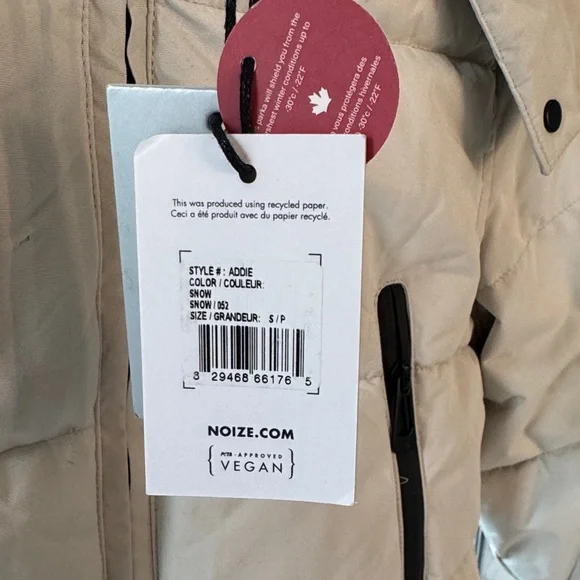 Noize Snow Puffer Jacket with Faux Fur Trim - Picture 3 of 11